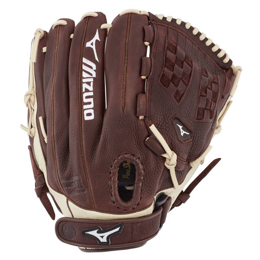 Mizuno Frachise Series Fastpitch 12.5" - Bayan Eldiven - Kahve/Gümüş Türkiye (FAUHDI-653)